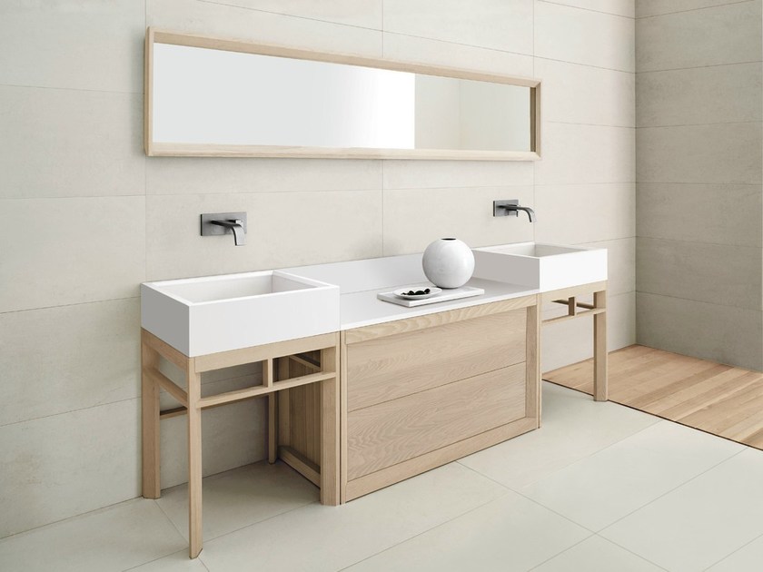 VASCA LUNGA | Double vanity unit