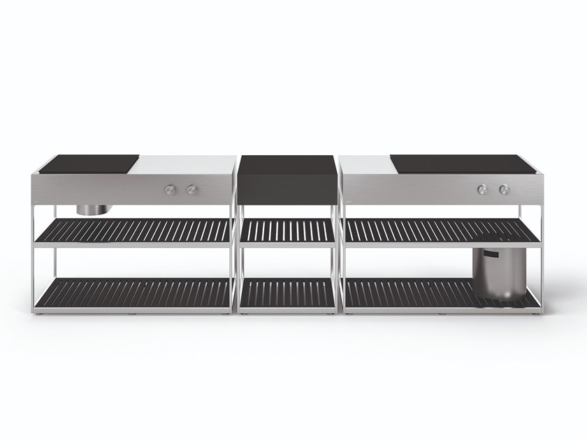 AH01 | Stainless steel outdoor kitchen
