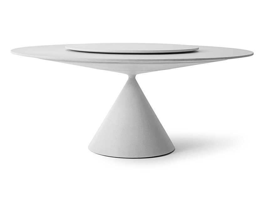 CLAY | Table with Lazy Susan
