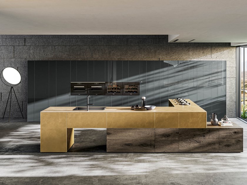 36E8 METAL XGLASS | Kitchen with island