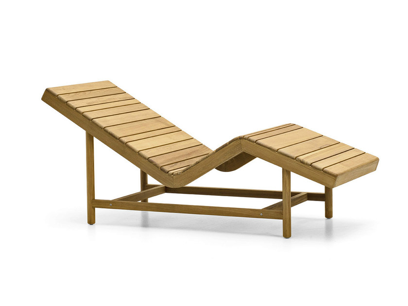 BARCODE | Teak sun lounger